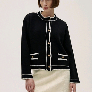 하케쉬 코코라인 니트 가디건 블랙 트위드 자켓 / 트위 리엘 언에디트 엽페 논로컬 드파운드 메이비베이비 룩캐스트