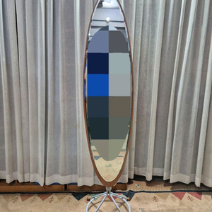 독일 미드센츄리 이동식 타원형 전신거울