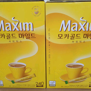 맥심 모카골드 커피 240개 팔아요(택비포함35000원)
