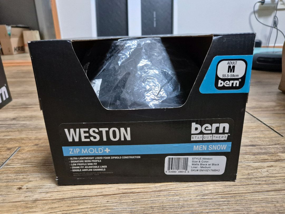 번 (bern) 주니어 스노우보드/스키 헬멧 이미지