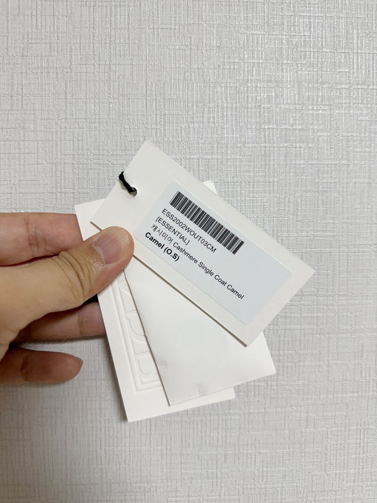 [FREE] 킨더살몬 캐시미어 싱글 코트 카멜 이미지