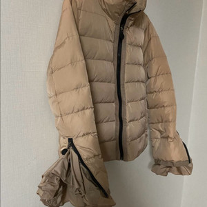 소매 프릴 포인트 패딩 새상품