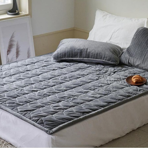 리브맘 자가발열 달콤 웜매트 극세사 싱글 100x200 차콜