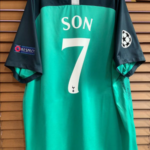 18-19 토트넘 손흥민 유니폼 써드 챔스