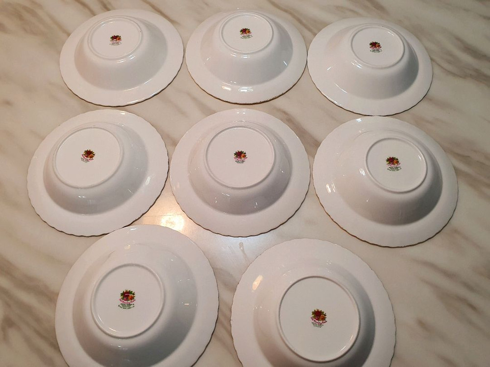 빈티지 영국 로얄알버트 황실장미 림스볼20cm개당값--4