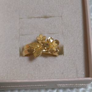 순금3돈 꽃나비 가락지(거의새거)