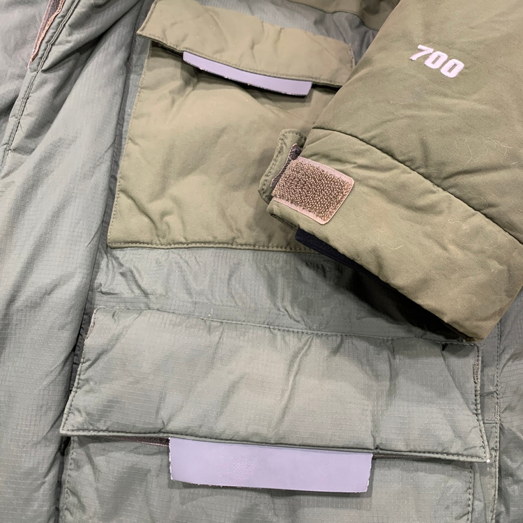 노스페이스 남성 히말라야 카키 폴라 거위털 구스다운 패딩자켓 NFJ1DD74(105) 이미지