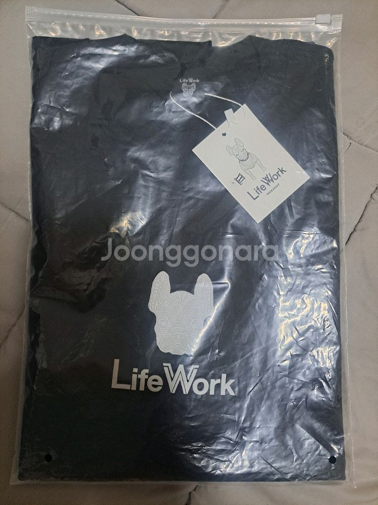 2XL/105)불독 로고 반팔 티셔츠--3