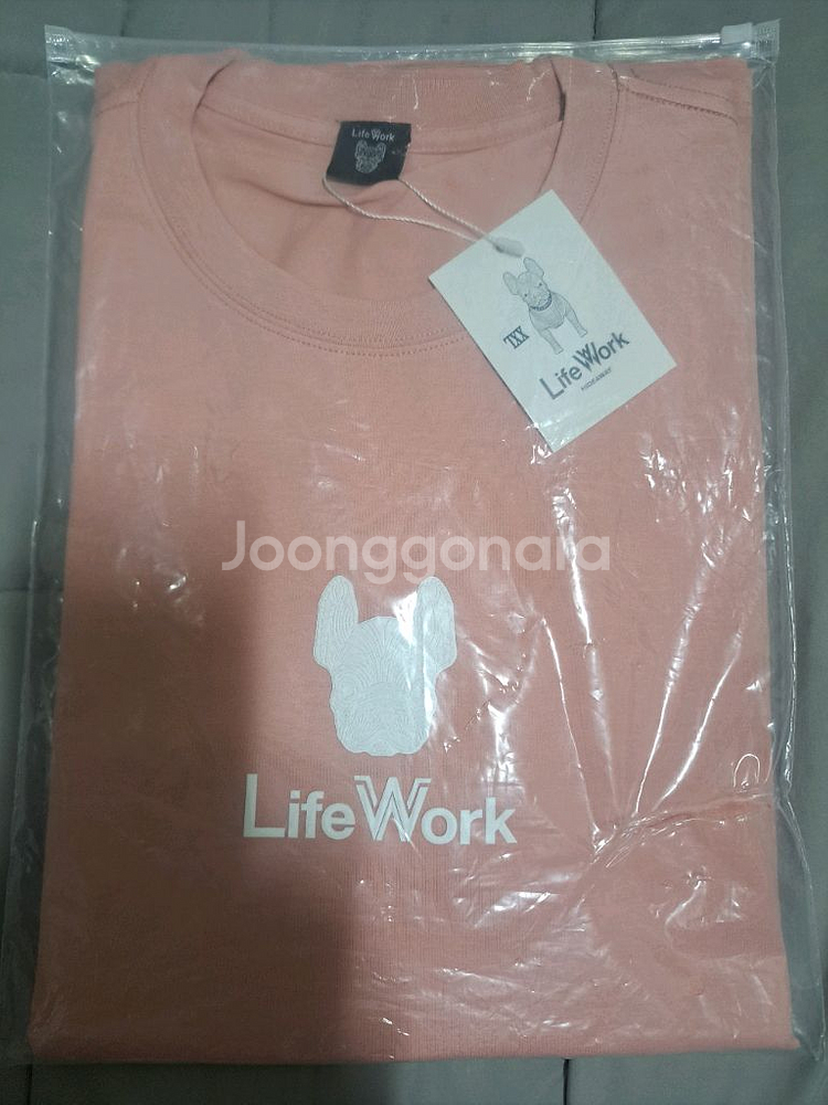 2XL/105)불독 로고 반팔 티셔츠--7