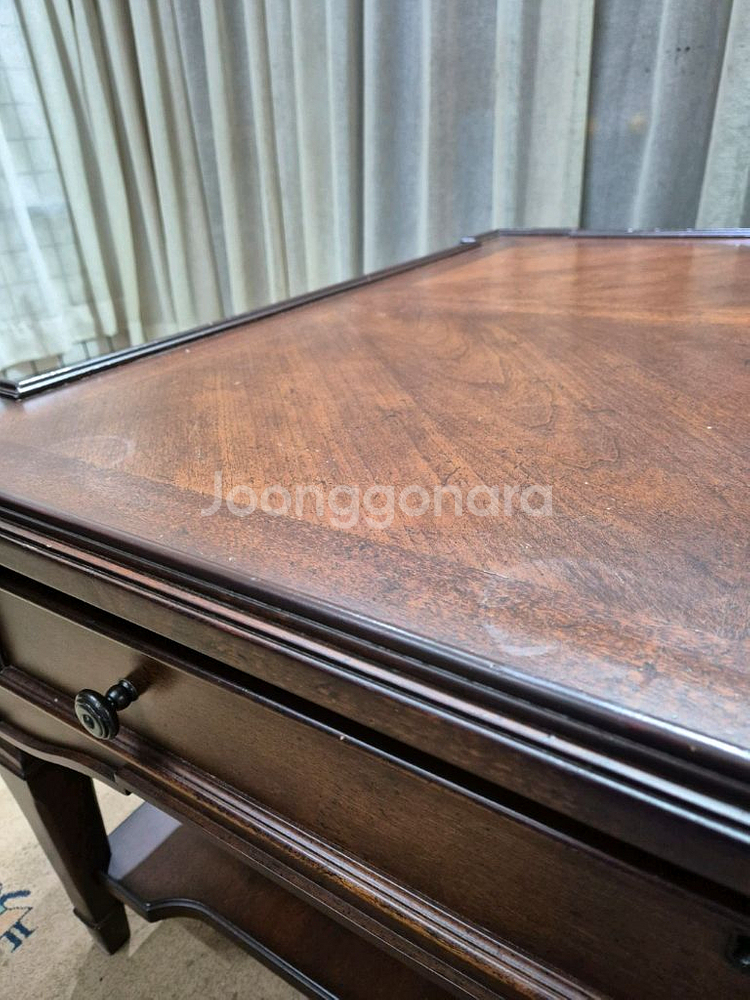 엔틱 스탠리퍼니쳐 2D coffee table--7