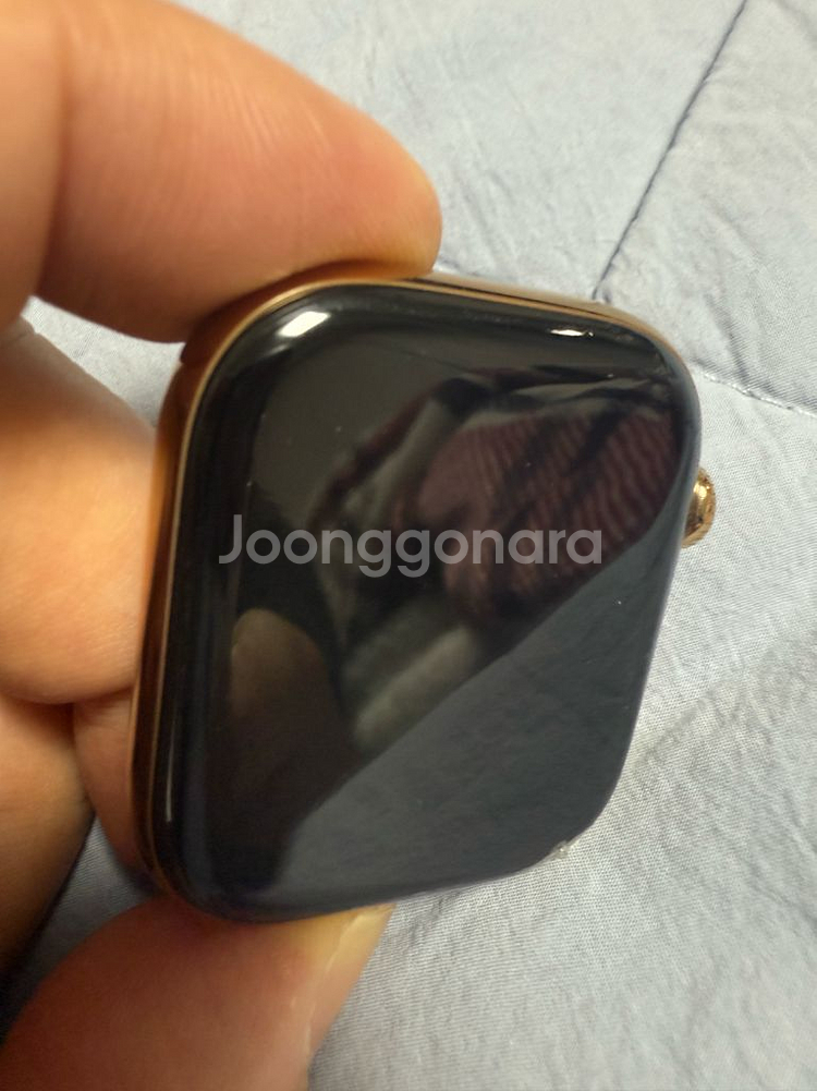 애플워치10 티타늄 골드 셀룰러 46mm--1