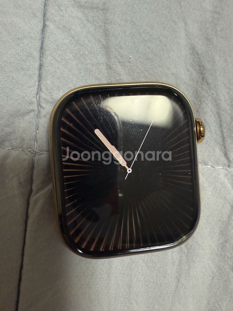 애플워치10 티타늄 골드 셀룰러 46mm--2