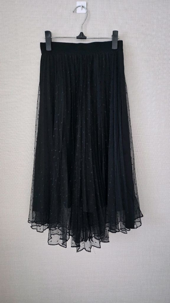 (정품) SJSJ 플리츠 샤 스커트--0