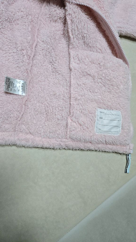 GDGD여아 털 외투 130사이즈--2