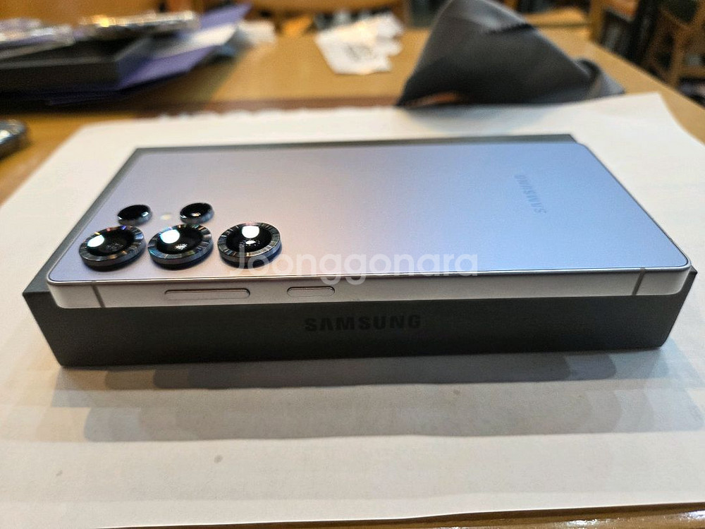 안심o,갤럭시 S25 울트라 256GB 실버블루 공기계--6