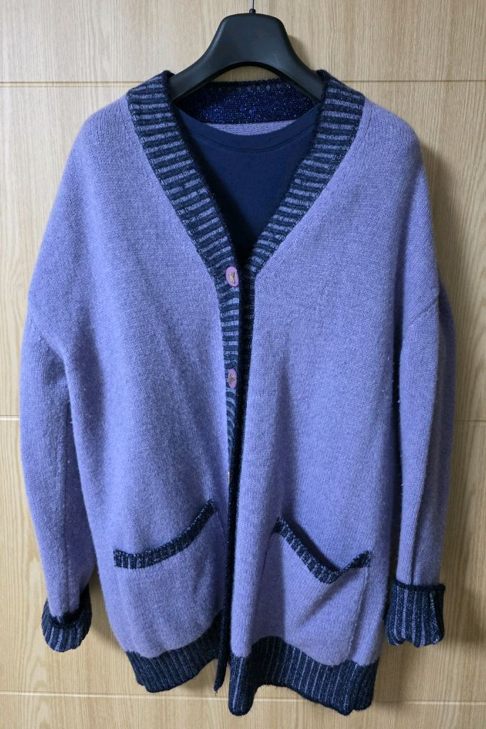 더카라 가디건+티셔츠 세트--0