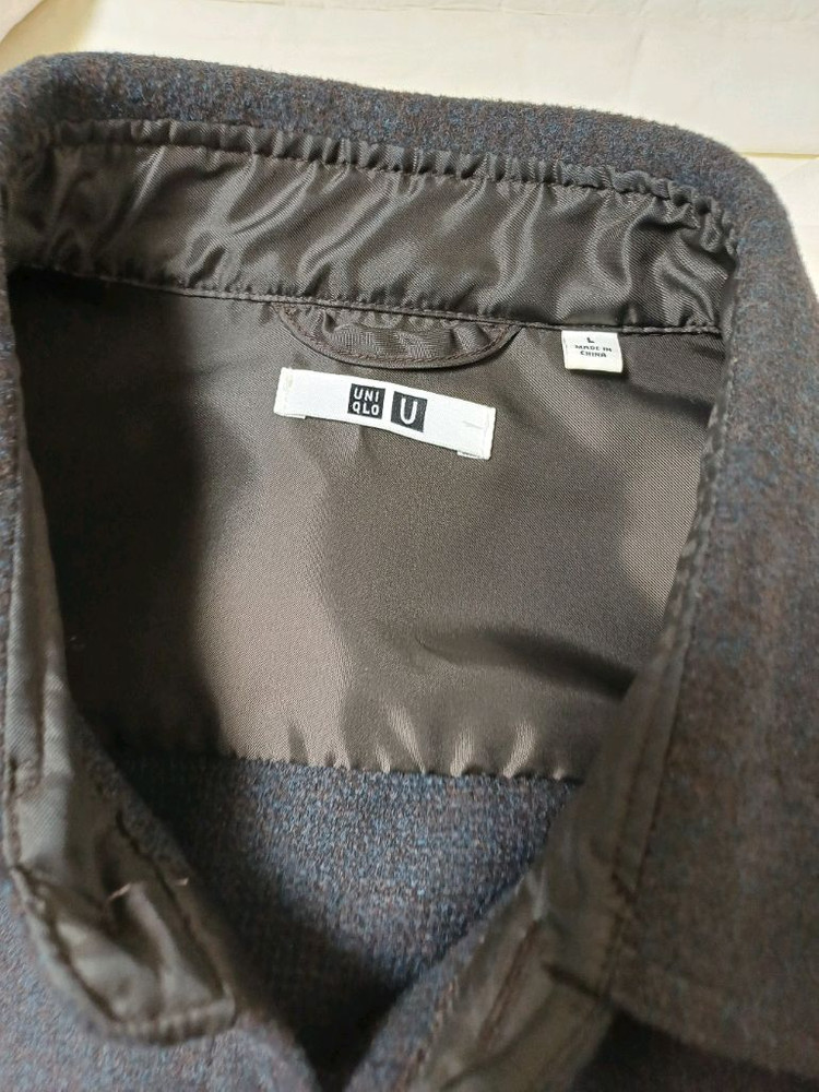 2벌일괄)유니클로 U 후리스 셔츠 자켓 L--4