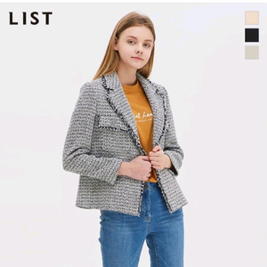 리스트 트위드 자켓 리스트자켓