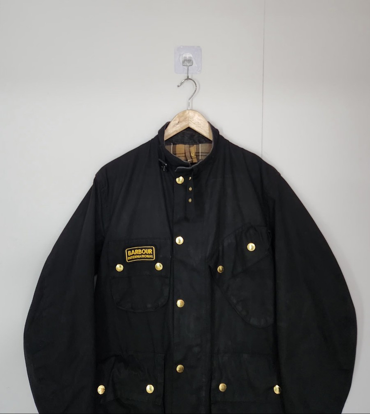 [바버] 100 남 인터네셔널 왁스자켓--7