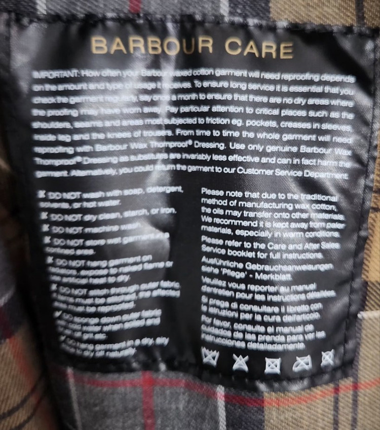[바버] 100 남 인터네셔널 왁스자켓--4