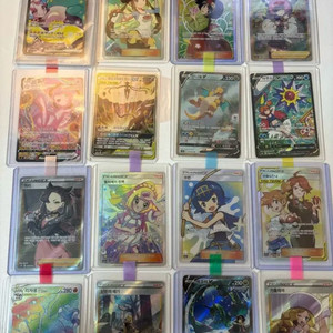 포켓몬카드 인기서포터 일괄 (명희 릴리에 이슬 칸나 도정 뮤 수련 등) 이미지