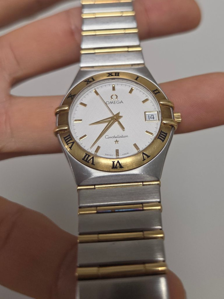 오메가 컨스틸레이션 콤비 풀바 18K 팝니다. 단품 남성 이미지