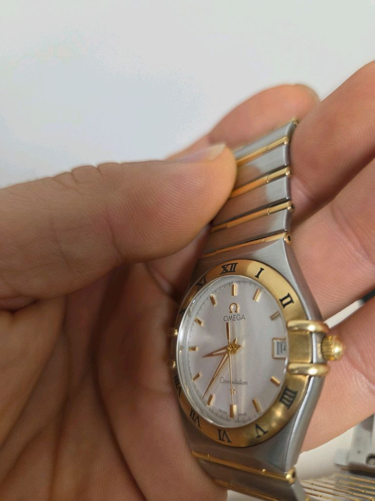 오메가 컨스틸레이션 콤비 풀바 18K 팝니다. 단품 남성 이미지