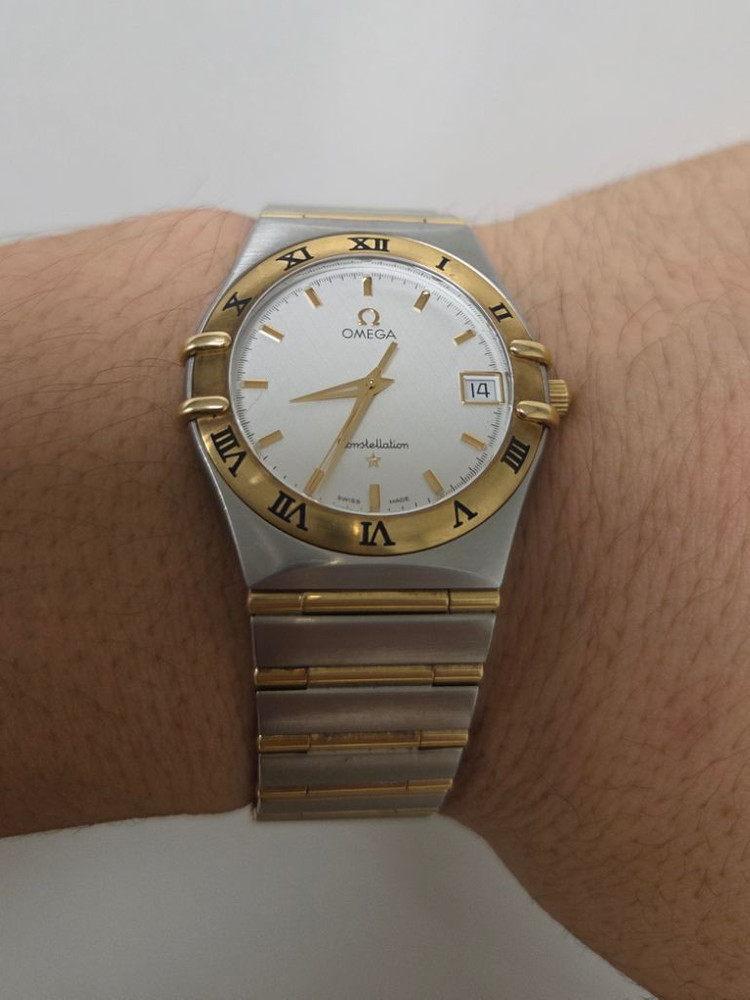 오메가 컨스틸레이션 콤비 풀바 18K 팝니다. 단품 남성 이미지