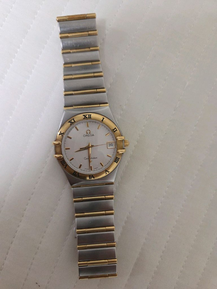 오메가 컨스틸레이션 콤비 풀바 18K 팝니다. 단품 남성 이미지