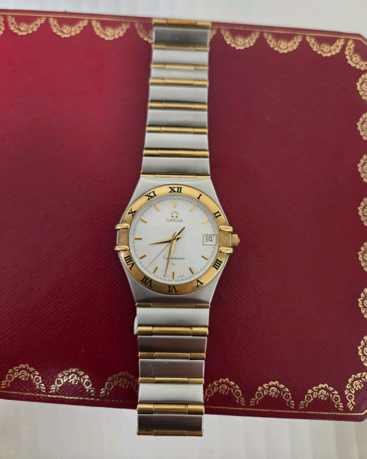 오메가 컨스틸레이션 콤비 풀바 18K 팝니다. 단품 남성 이미지