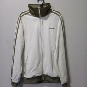 아디다스 희귀 베켄바우어 크림 카키 트랙탑 저지 져지집업 95/M 이미지