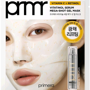 프리메라 비타티놀 세럼 메가샷 겔 마스크 34g 4장