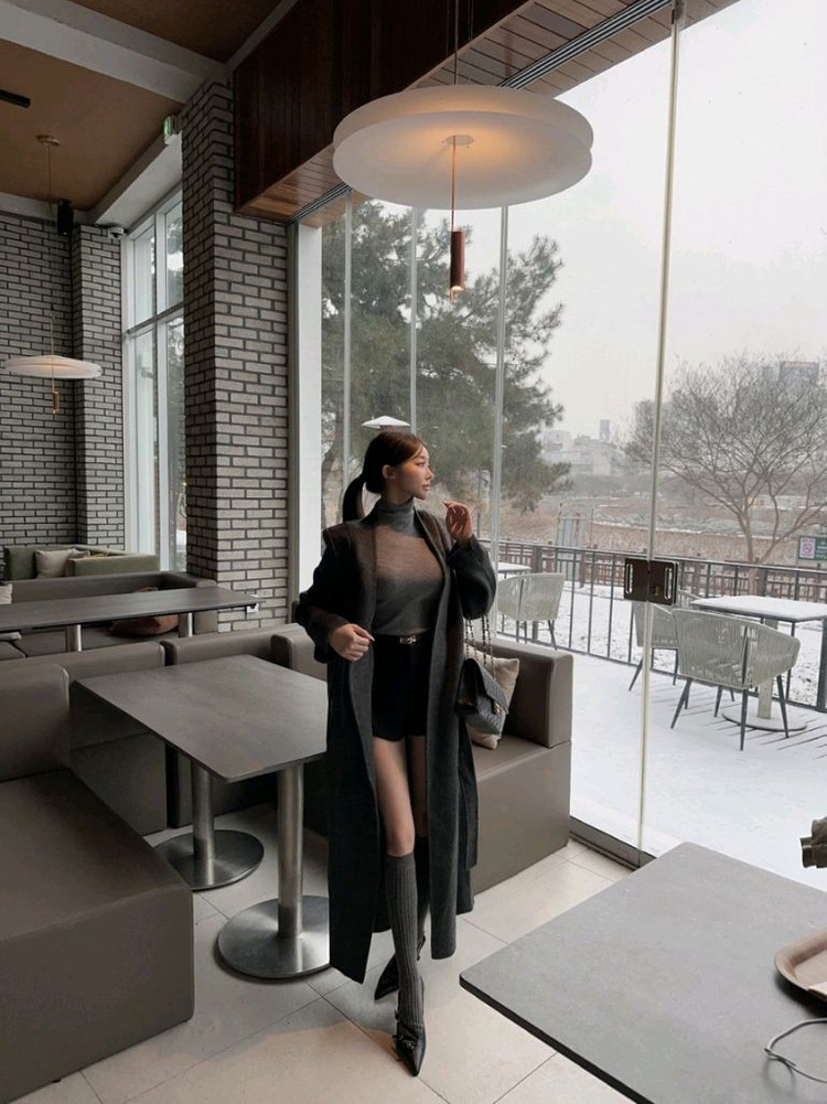 (새상품)온 버클 기모 숏 팬츠 2color 수입의류--2