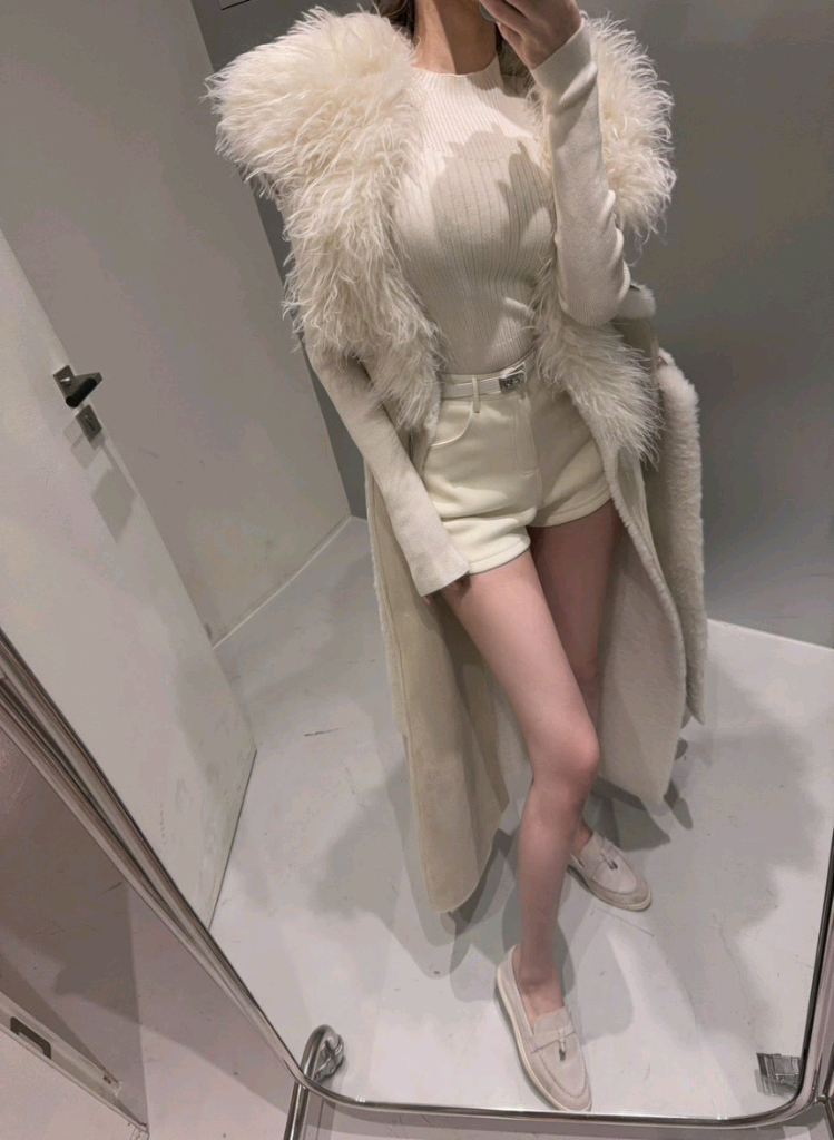 (새상품)온 버클 기모 숏 팬츠 2color 수입의류--6