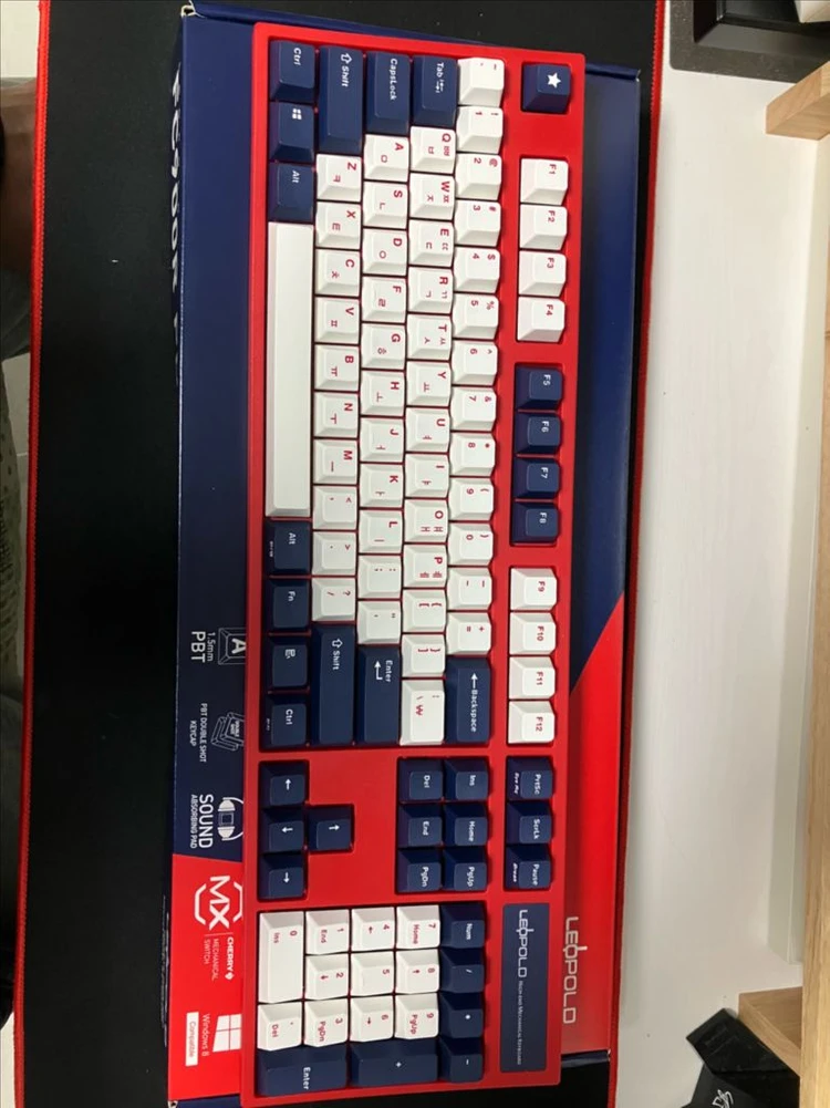 레오폴드 fc 900r 키보드 블루스타 갈축 이미지
