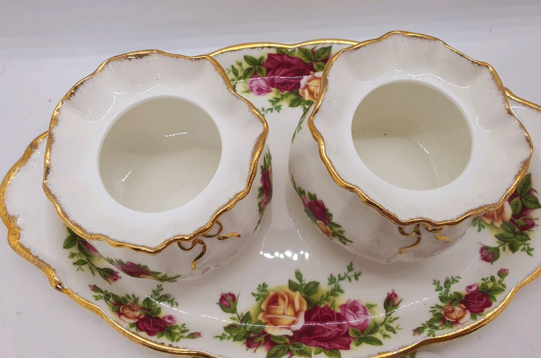 영국 로얄 알버트 황실장미 도로시박스&트레이(개당값--2