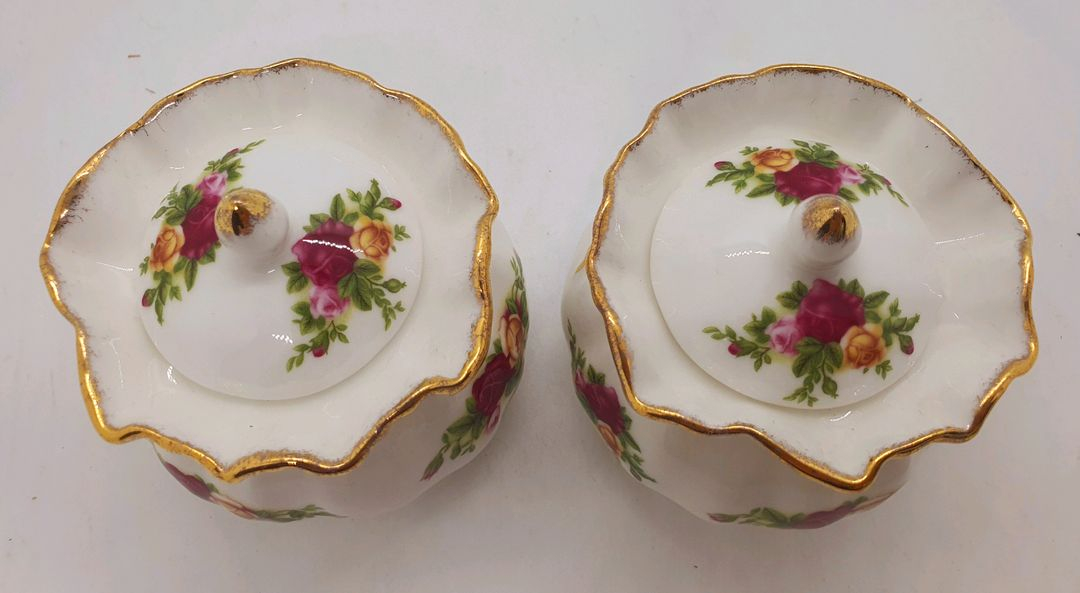 영국 로얄 알버트 황실장미 도로시박스&트레이(개당값--5