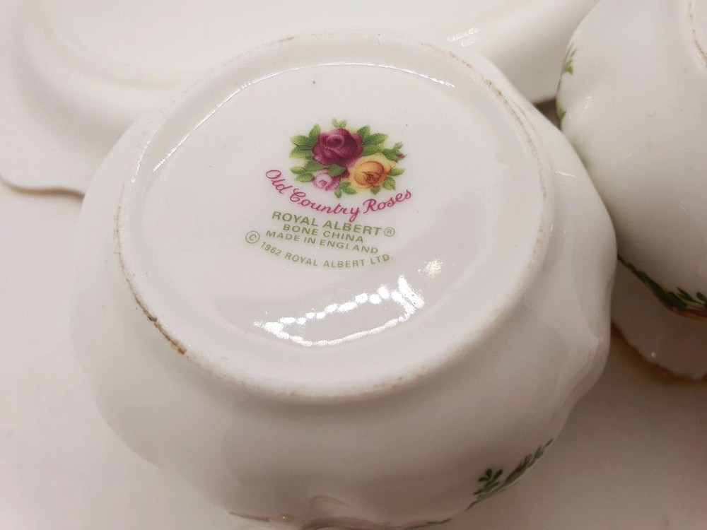 영국 로얄 알버트 황실장미 도로시박스&트레이(개당값--7