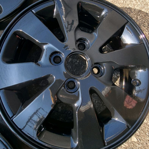 14인치 모닝 순정휠 블랙유광 이미지