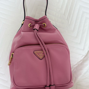 프라다 가죽 복조리백 버킷백 상태 최상