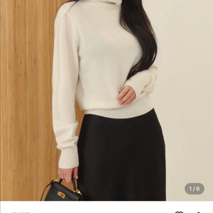 와이잭 베이비캐시미어100 터틀넥 니트