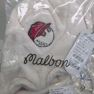 말본골프 여자 털 버킷햇 화이트팝니다