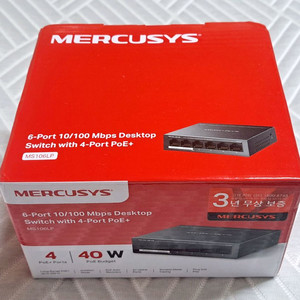 머큐시스 스위치 허브 MS106LP (새상품)