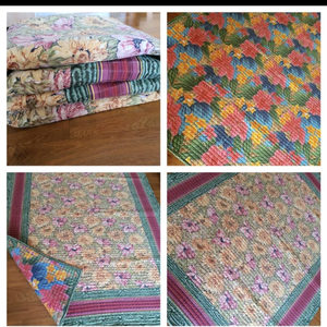 양면카페트겸도톰한침대패드화려하고진한색상편하게부담없이쓰실분께저렴히2만2천원