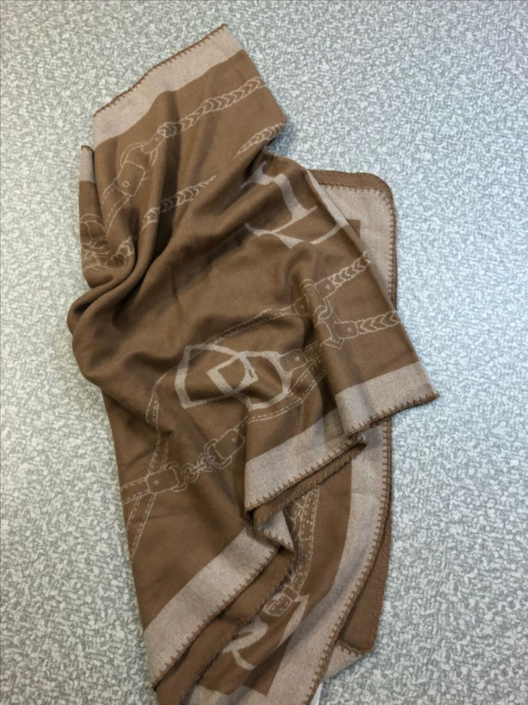 폴로 로렌 랄프로렌 22년 이퀘스트리언 자카드 랩 스카프 양면 대형숄 케이프--3