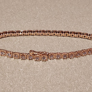 로제도르 14k 루미에 로즈골드 팔찌