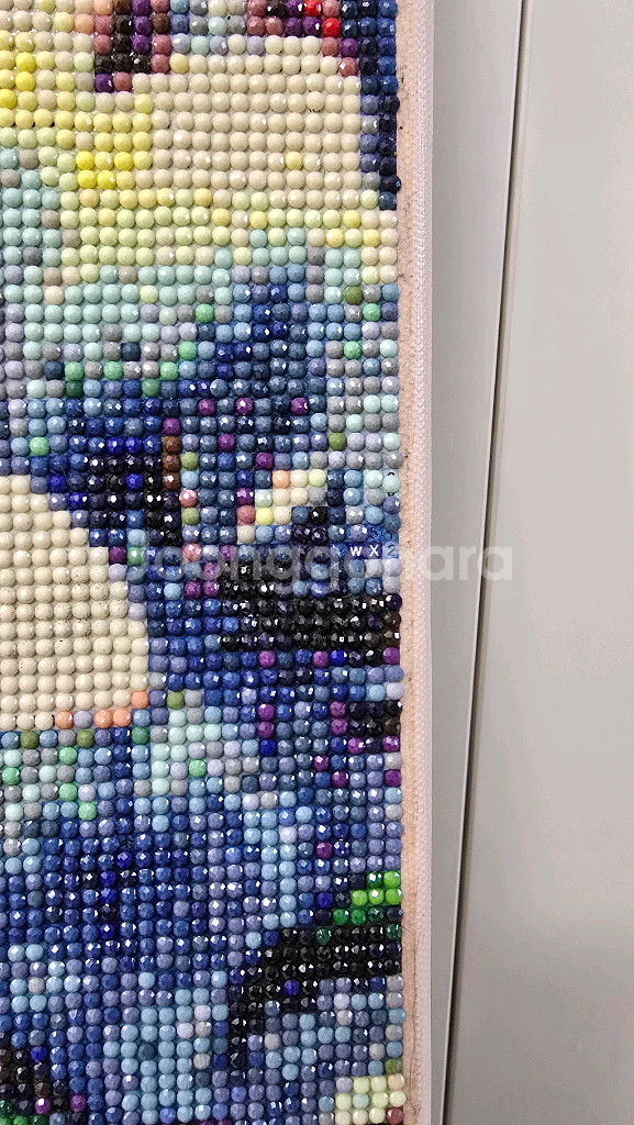 백설공주 보석 십자수 액자--3