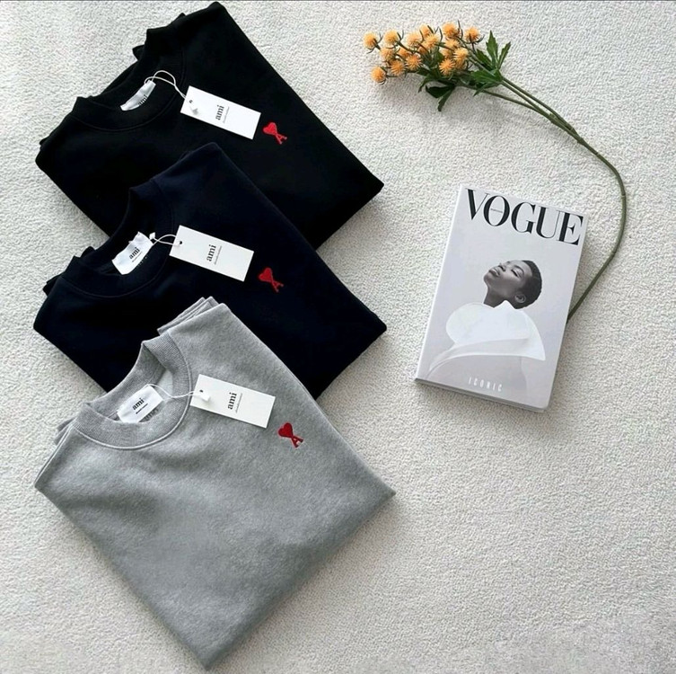 새상품 아미 AMI 맨투맨 스워트 셔츠 이미지