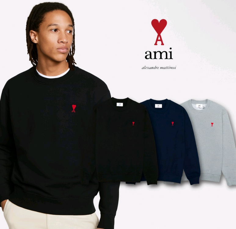 새상품 아미 AMI 맨투맨 스워트 셔츠 이미지