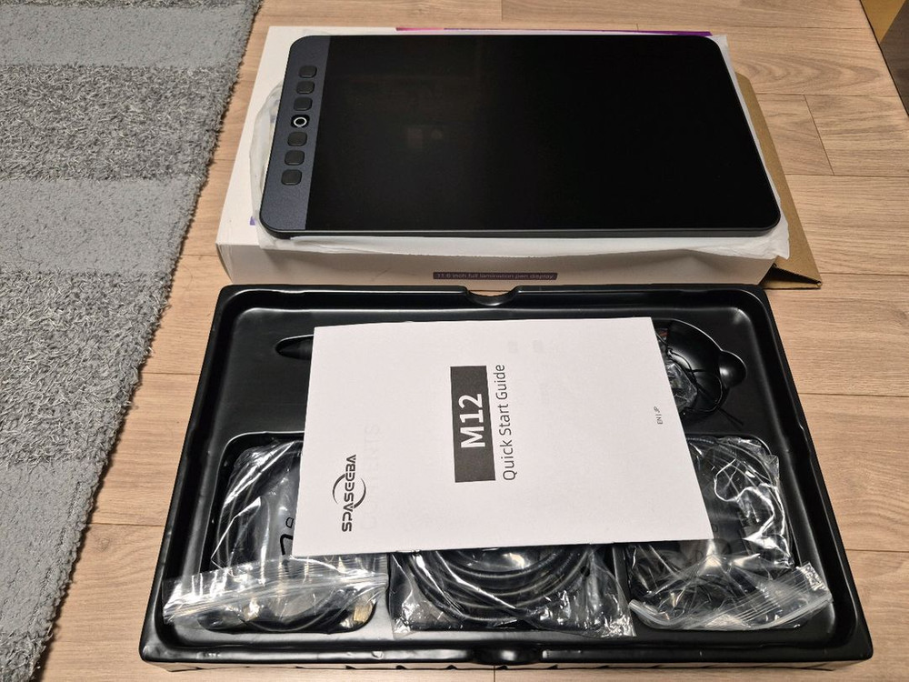 [판매] spaseeba m12 11.6인치 전문가용 디지털 드로잉 타블렛 12만(택비포함)--1